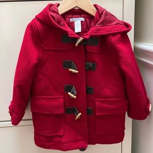 Janie and Jack Kids Boys Girls Toggle Coat 2T 3T